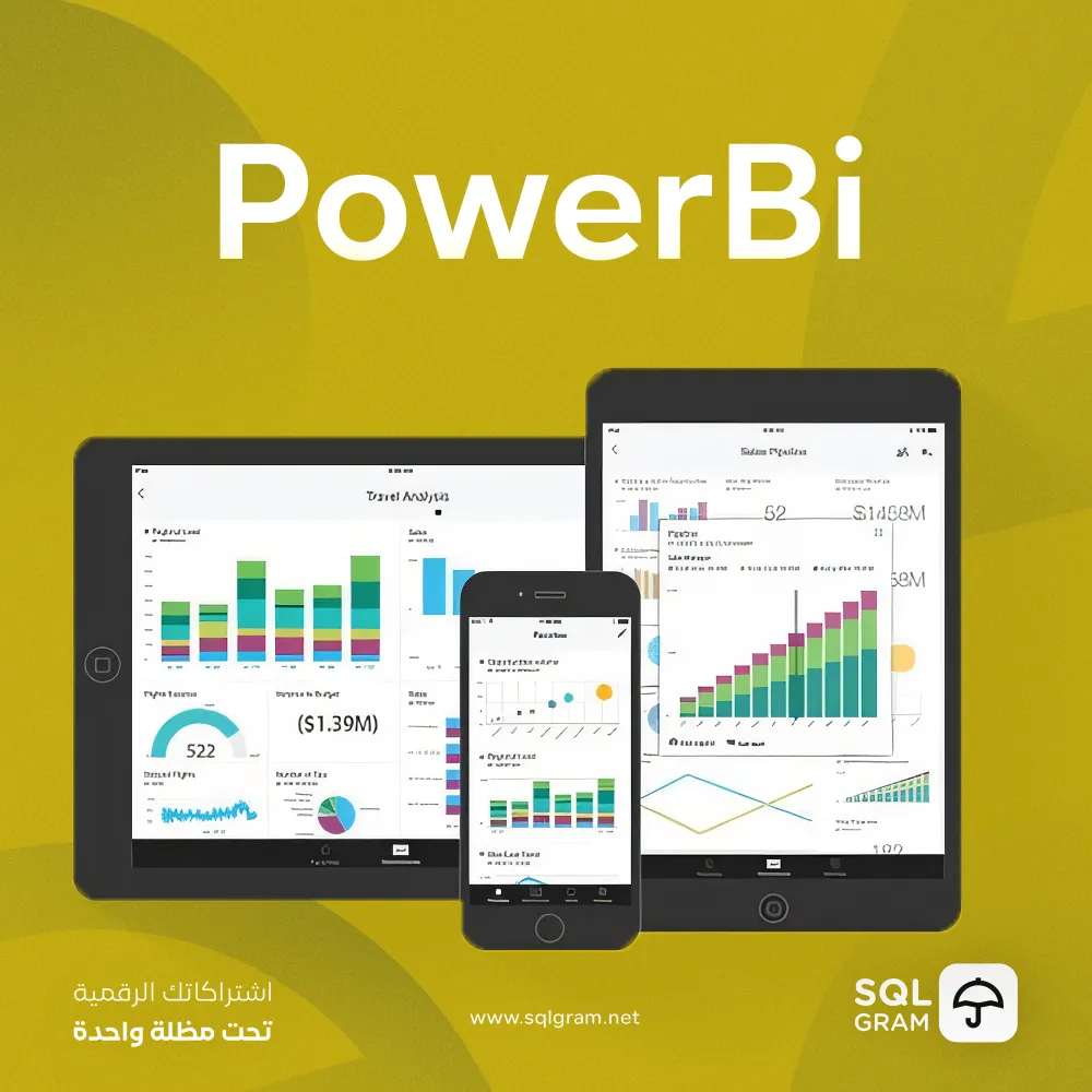 ⁦اشتراك مايكروسوفت بور بي آي  سنة Microsoft PowerBi⁩ - الصورة ⁦2⁩